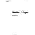SONY MDP-750 Owner's Manual cover photo