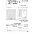 KENWOOD SW26HT Service Manual cover photo