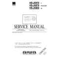 AIWA HSJX800AH Service Manual cover photo