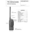 KENWOOD TK2202 Service Manual cover photo