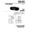 SONY CFD-970 Service Manual cover photo