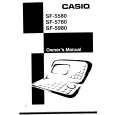 CASIO SF5780 Owner's Manual cover photo