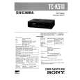 SONY TC-K510 Service Manual cover photo