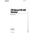 SONY STRD990 Owner's Manual cover photo