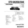 SONY CFD646 Service Manual cover photo