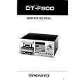 PIONEER CT-F900 Service Manual cover photo