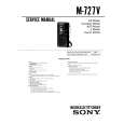 SONY M-727V Service Manual cover photo