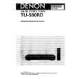 DENON TU-580RD Owner's Manual cover photo