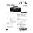 SONY CFD775L Service Manual cover photo