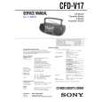 SONY CFDV17 Service Manual cover photo