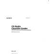 SONY CFD-370 Owner's Manual cover photo