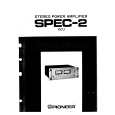 PIONEER SPEC2 Service Manual cover photo