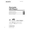 SONY D-NE518CK Owner's Manual cover photo