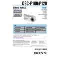 SONY DSCP100 Service Manual cover photo