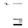 NAKAMICHI 730 Service Manual cover photo