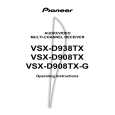 PIONEER VSX-D908TX-G/SD Owner's Manual cover photo