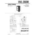 SONY HVL20DM Service Manual cover photo