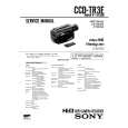 SONY CCDTR3E Service Manual cover photo
