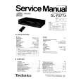 TECHNICS SL-P377A Service Manual cover photo