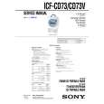 SONY ICFCD73 Service Manual cover photo
