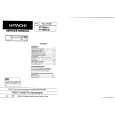 HITACHI VTFX601A Service Manual cover photo