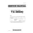 PIONEER TX9500 Service Manual cover photo