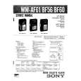 SONY WMAF55 Service Manual cover photo