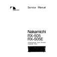 NAKAMICHI RX505/E Service Manual cover photo