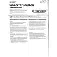 PIONEER CDXP1230 Owner's Manual cover photo