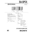 SONY SA-SPC5 Service Manual cover photo