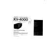 SONY KV-4000 Owner's Manual cover photo