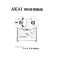 AKAI GX-747DBX Service Manual cover photo