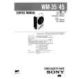 SONY WM35 Service Manual cover photo