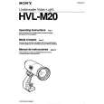SONY HVL-M20 Owner's Manual cover photo