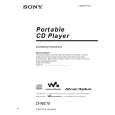 SONY D-NE10 Owner's Manual cover photo