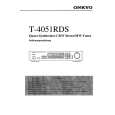 ONKYO T-4051RDS Owner's Manual cover photo