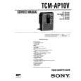SONY TCMAP10V Service Manual cover photo