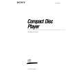 SONY CDP-997 Owner's Manual cover photo
