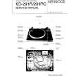 KENWOOD KD291 Service Manual cover photo