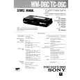 SONY TC-D6C Service Manual cover photo