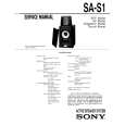 SONY SA-S1 Service Manual cover photo