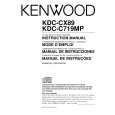 KENWOOD KDCCX89 Owner's Manual cover photo