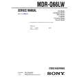SONY MDRQ66LW Service Manual cover photo