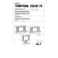 SONY KV-2780R Owner's Manual cover photo