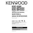 KENWOOD KDC-MP532U Owner's Manual cover photo