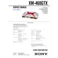 SONY XM460GTX Service Manual cover photo