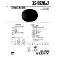 SONY XS6902MK2 Service Manual cover photo