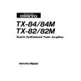 ONKYO TX82 Owner's Manual cover photo