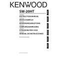 KENWOOD SW-20HT Owner's Manual cover photo
