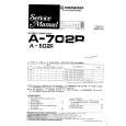 PIONEER A602/R Service Manual cover photo